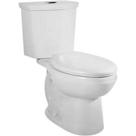 Siphonic Dual Flush Elongated Right Height Two-Piece Toilet with 12-in Rough-In and Aquaguard Tank Liner