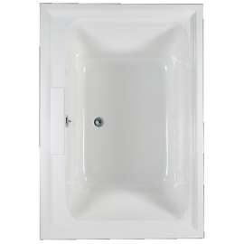 60-in x 42-in Drop-In Acrylic EcoSilent Everclean Combo Massage System with Chromatherapy LED Lighting System