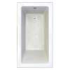 Studio Acrylic 66-In X 36-In Alcove Bathtub With Left Hand, Right Hand Drain