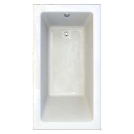 Studio Acrylic 66-In X 36-In Alcove Bathtub With Left Hand, Right Hand Drain