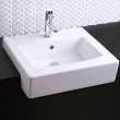 Boxe(R) Semi-Countertop Sink With Center Hole Only, 0342001.020