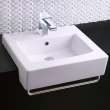Boxe(R) Semi-Countertop Sink With Center Hole Only, 0342001.020