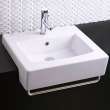 Boxe(R) Semi-Countertop Sink With Center Hole Only, 0342001.020