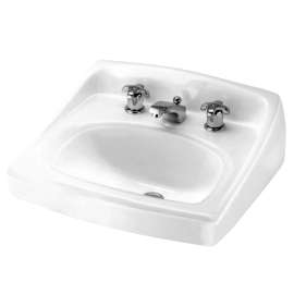 Lucerne(R) Wall-Hung Sink for Exposed Bracket Support With 8-Inch Widespread, 0356028.020