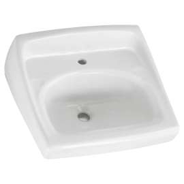 Lucerne(R) Wall-Hung Sink for Exposed Bracket Support With Center Hole Only, 0356041.020