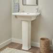 Edgemere Center Hole Only Pedestal Sink Top and Leg Combination, 0445100.020