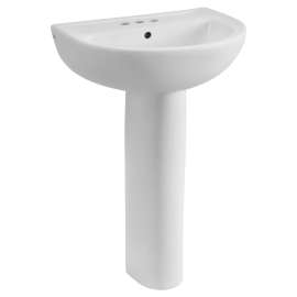 22-Inch Evolution 4-Inch Centerset Pedestal Sink Top and Leg Combination, 0467400.020