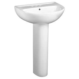 Evolution 4-Inch Centerset Pedestal Sink Top and Leg Combination, 0468400.020