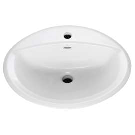 Aqualyn(R) Countertop Sink With 8-Inch Widespread Less Overflow, 0475920.020