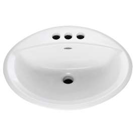 Aqualyn(R) Drop-In Sink With 4-Inch Centerset Less Overflow, 0476928.020