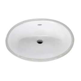 Ovalyn Small Under Counter Sink With Glazed Underside, 0495300.020