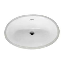Ovalyn Medium Under Counter Sink With Glazed Underside, 0496300.020