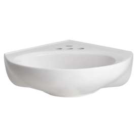 Cornice 4-Inch Centerset Pedestal Sink Top, 0611004.020