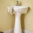 Cornice Center Hole Only Pedestal Sink Top and Leg Combination, 0611100.020