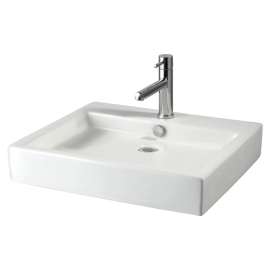 Studio(R) 22 x 18-1/2-Inch Above Counter Sink With Center Hole Only, 0621001.020