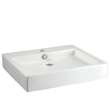 Studio(R) 22 x 18-1/2-Inch Above Counter Sink With Center Hole Only, 0621001.020