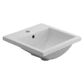 Studio Carre(R) Drop-In Sink With Center Hole Only, 0642001.020