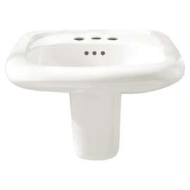 Murro(R) Wall-Hung EverClean(R) Sink With 4-Inch Centerset, 0954004EC.020