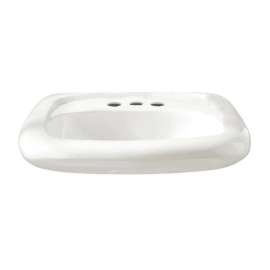 Murro(R) Wall-Hung EverClean(R) Sink Less Overflow With 4-Inch Centerset, 0954904EC.020