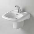 Murro(R) Wall-Hung EverClean(R) Sink With Center Hole Only, 0955001EC.020