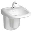 Murro(R) Wall-Hung EverClean(R) Sink With Center Hole Only, 0955001EC.020