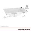 Town Square(R) S Drop-In Sink With Center Hole Only, 1203001.020