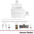 Studio(R) S 24-Inch Vitreous China Vanity Sink Top Center Hole Only, 1297001.020