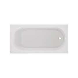 Princeton(R) PRO Steel 60 x 30-inch Integral Apron Bathtub with Right-Hand Outlet, 1391202.020