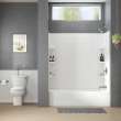 Princeton(R) PRO Steel 60 x 32-inch Integral Apron Bathtub with Right-Hand Outlet, 1399202.020
