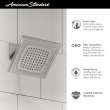 Town Square S 6-1/4-Inch 1.8 gpm/6.8 L/min Fixed Showerhead, 1660515.GN0