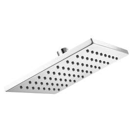 Square 8-Inch 1.8 gpm/6.8 L/min Water-Saving Rain Showerhead, 1660788.002