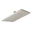 Square 8-Inch 1.8 gpm/6.8 L/min Water-Saving Rain Showerhead, 1660788.295