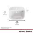 Aspirations Drop-In Sink Center Hole Only, 1721001.020
