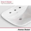 Aspirations Drop-In Sink With 8-Inch Centers, 1721008.020