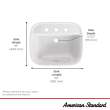 Aspirations Drop-In Sink With 8-Inch Centers, 1721008.020