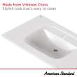 Aspirations Vanity Top Center Hole Only, 1806001.020