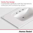 Aspirations Vanity Top With 8-Inch Centers, 1806008.020