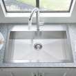 Edgewater(R) 25 x 22-Inch Stainless Steel 1-Hole Undermount Single-Bowl Kitchen Sink, 18SB.9252211.075