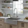 Edgewater(R) 33 x 22-Inch Stainless Steel 1-Hole Dual Mount Single-Bowl Kitchen Sink, 18SB.9332211.075