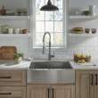 Edgewater(R) 33 x 22-Inch Stainless Steel 1-Hole Dual Mount Single-Bowl Kitchen Sink, 18SB.9332211.075