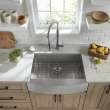Edgewater(R) 33 x 22-Inch Stainless Steel 1-Hole Dual Mount Single-Bowl Kitchen Sink, 18SB.9332211.075