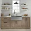 Edgewater(R) 33 x 22-Inch Stainless Steel 1-Hole Dual Mount Single-Bowl Kitchen Sink, 18SB.9332211.075