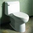 Champion(R) 4 One-Piece 1.6 gpf/6.0 Lpf Standard Height Elongated Toilet With Seat, 2004314.020