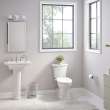 Edgemere(R) Two-Piece 1.28 gpf/4.8 Lpf Chair-Height Elongated Toilet Less Seat, 204AA104.020