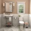 Edgemere(R) Two-Piece 1.28 gpf/4.8 Lpf Chair-Height Elongated Right-Hand Trip Lever Toilet Less Seat, 204AA105.020