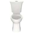 Edgemere(R) Two-Piece Dual Flush 1.6 gpf/6.0 Lpf and 1.1 gpf/4.2 Lpf Chair-Height Elongated Toilet Less Seat, 204AA200.020