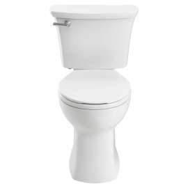 Edgemere(R) Two-Piece 1.28 gpf/4.8 Lpf Chair-Height Round-Front Toilet Less Seat, 204BA104.020