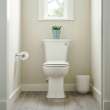 Edgemere(R) Two-Piece 1.28 gpf/4.8 Lpf Chair-Height Round-Front Right-Hand Trip Lever Toilet Less Seat, 204BA105.020
