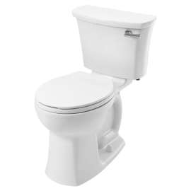 Edgemere(R) Two-Piece 1.28 gpf/4.8 Lpf Chair-Height Round-Front Right-Hand Trip Lever Toilet Less Seat, 204BA105.020