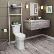 Edgemere Two-Piece 1.28 gpf/4.8 Lpf Chair Height Round Front Toilet With Matte Black Trip Lever Less Seat, 204BA704.020